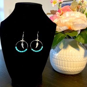 Custom made Earrings w/ Feathers